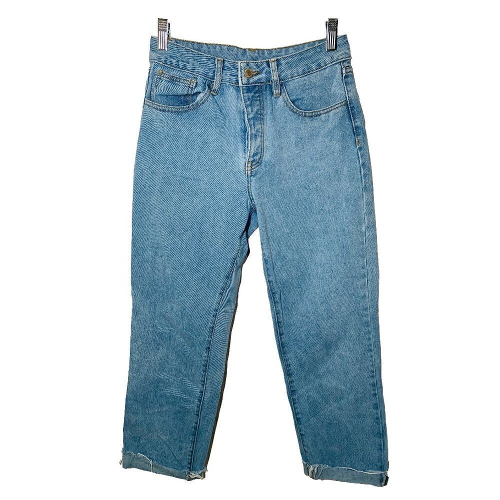 John Galt Women's Blue Cropped Jeans Size M